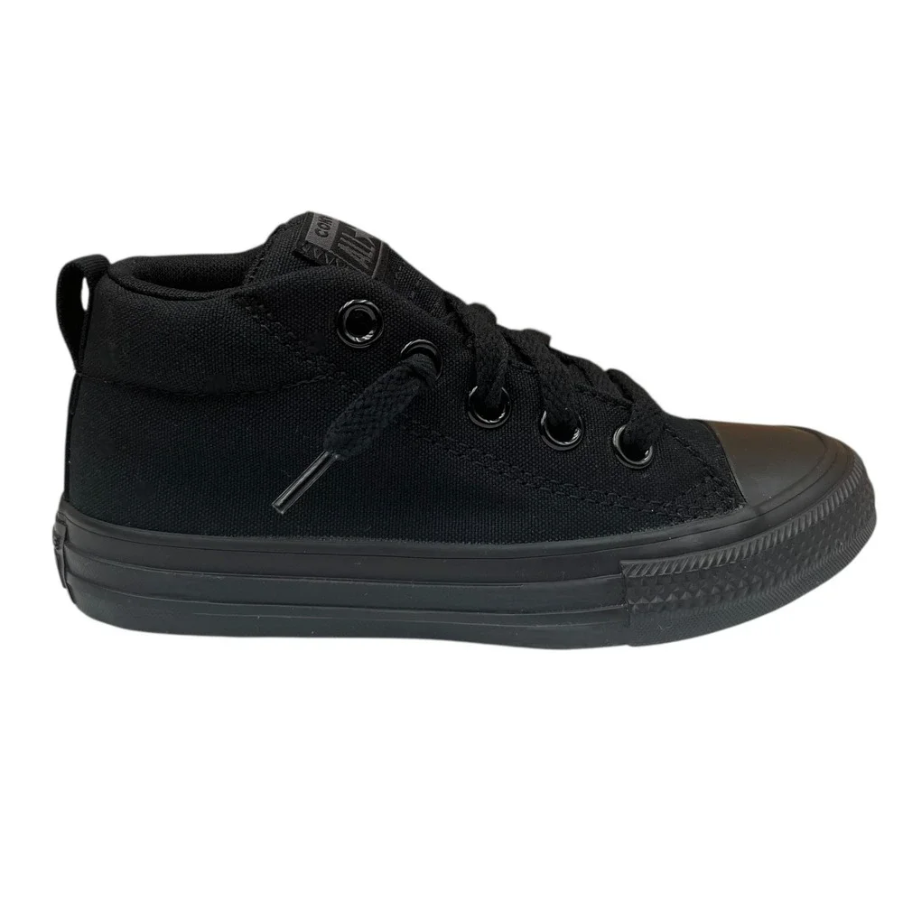 Converse Chuck Taylor All Star Little Boys Slip on‎ Shoes Size 11 Solid Black